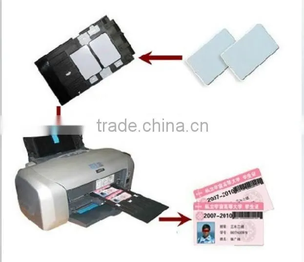 Printing Magnetic Strip Card With SLE4428 Chip , PVC Composite IC Card for epson Canon inkjet Printer