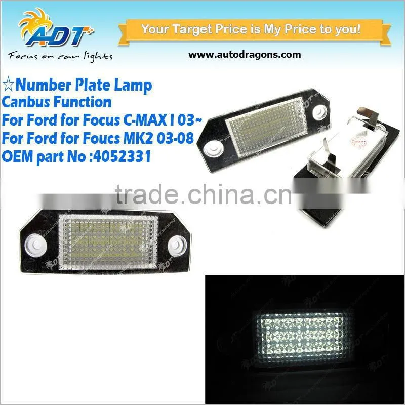 Canbus LED number lamp, License Plate light OEM No. for customers