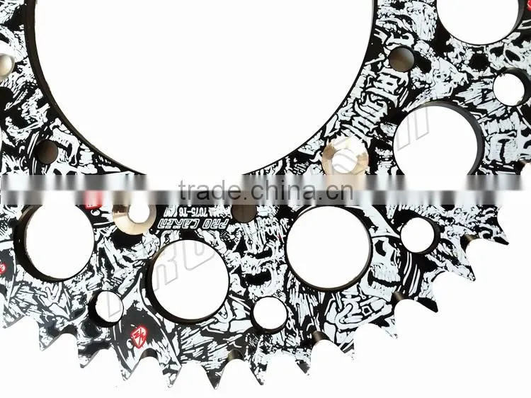 motorcycle aluminium alloy rear sprocket for KTM SX250 SX450