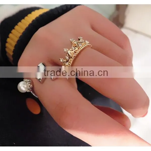 manufacturer cross open style small pearl ring
