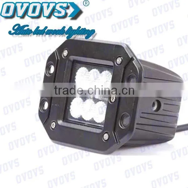 2014 New product! 18w led work light for truck 12v offroad/driving light led 3w/pc auto light