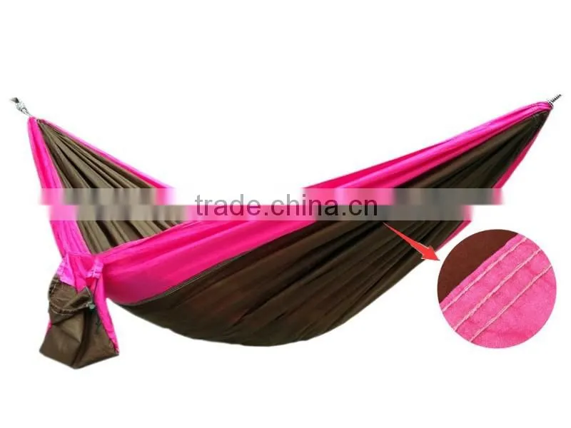2016 factory light weight parachute hammock double nylon hammock