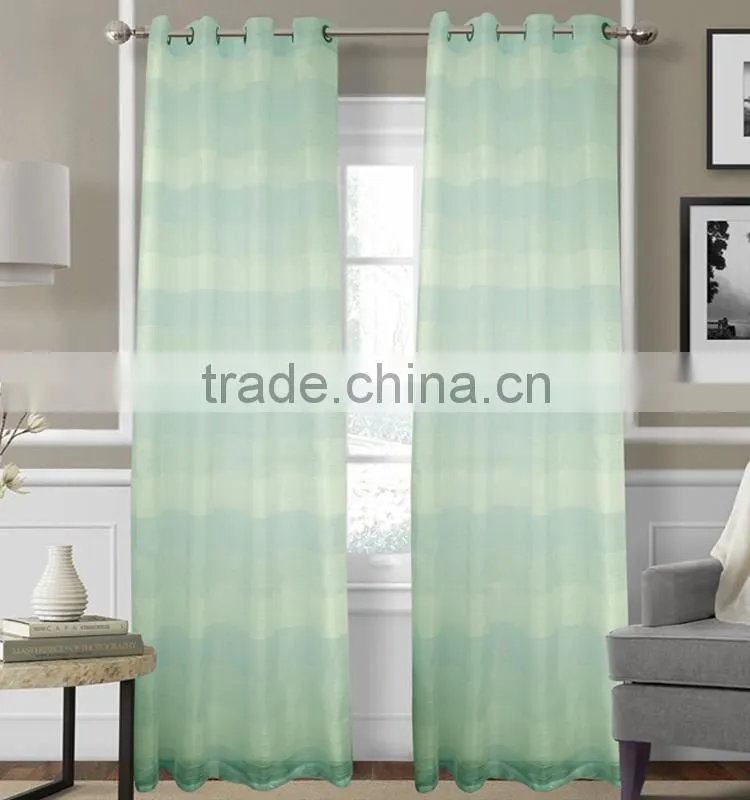 NBHS OKTEX 100 approved high-grade jacquard polyester colorful window curtain