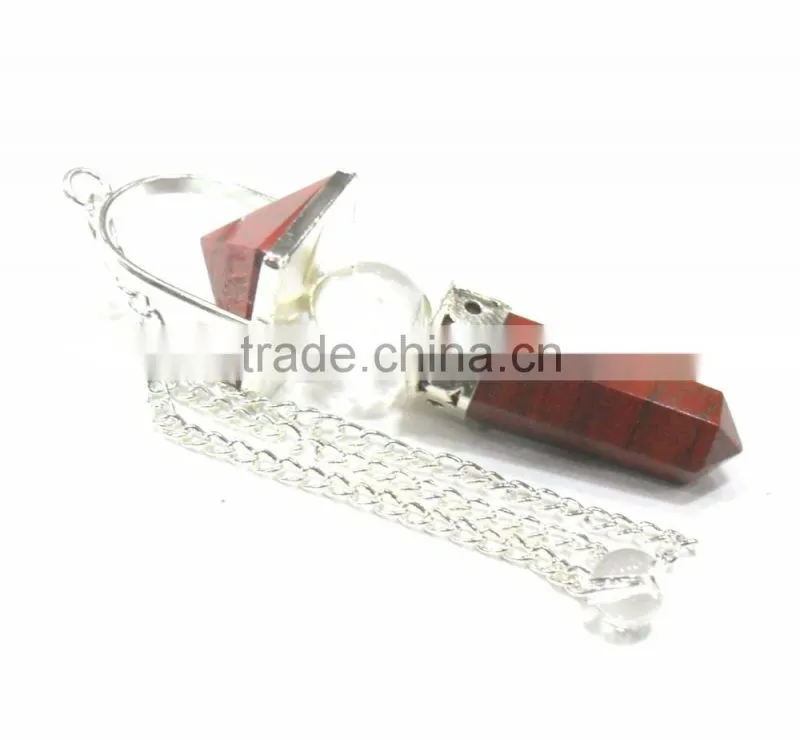 Rose Quartz Merkaba Star Metal Cap Pendulum : Wholesale Merkaba Pendulum