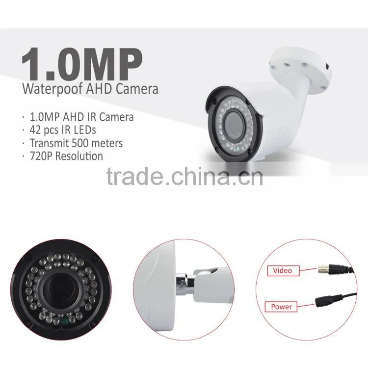 IP66 Waterproof 960P cctv camera system IR camera bullet cctv camera system