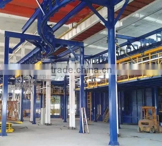 overhead rail shot blast machine/shot blasting equipment