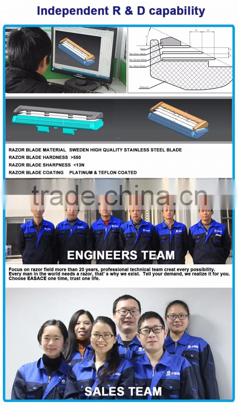 Excellent quality disposable razor, twin blade disposable razor