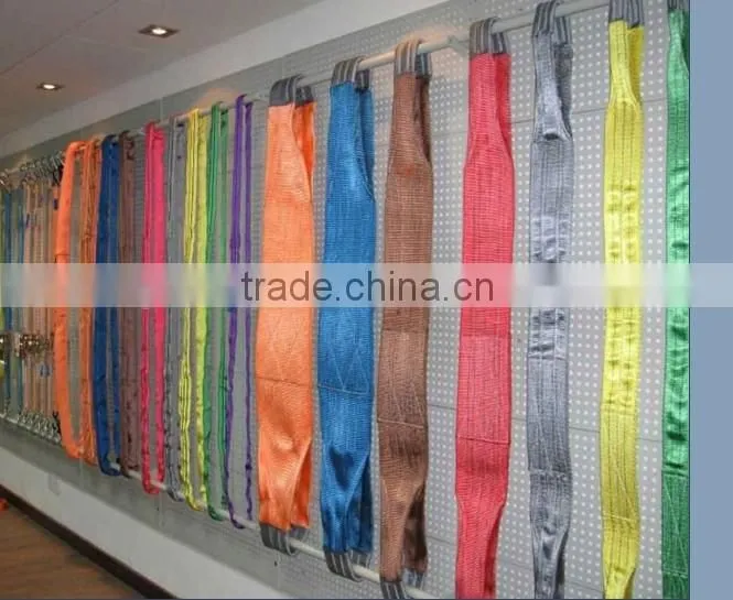 CE , GS polyester lifting sling/flat webbing sling /webbing sling belt/high-strength sling
