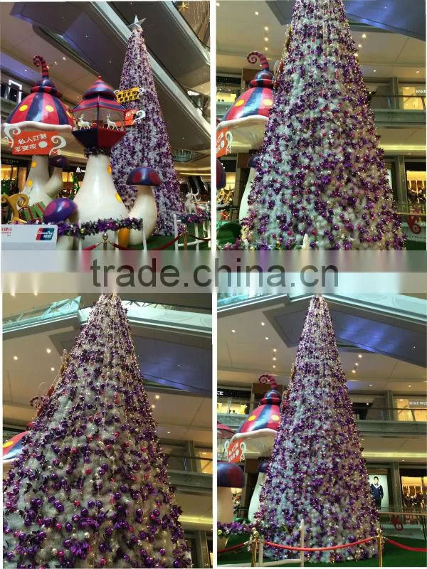 hotel decoration New luxurious giant christmas tree