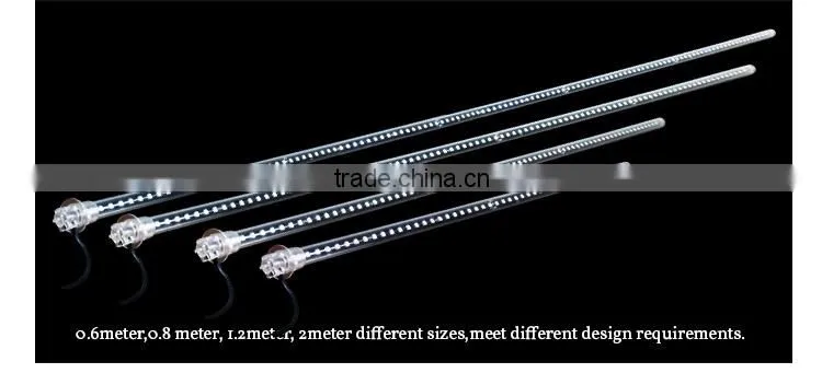 RGB LED Bright Falling Star LED Christmas Tube Lights For Hotel