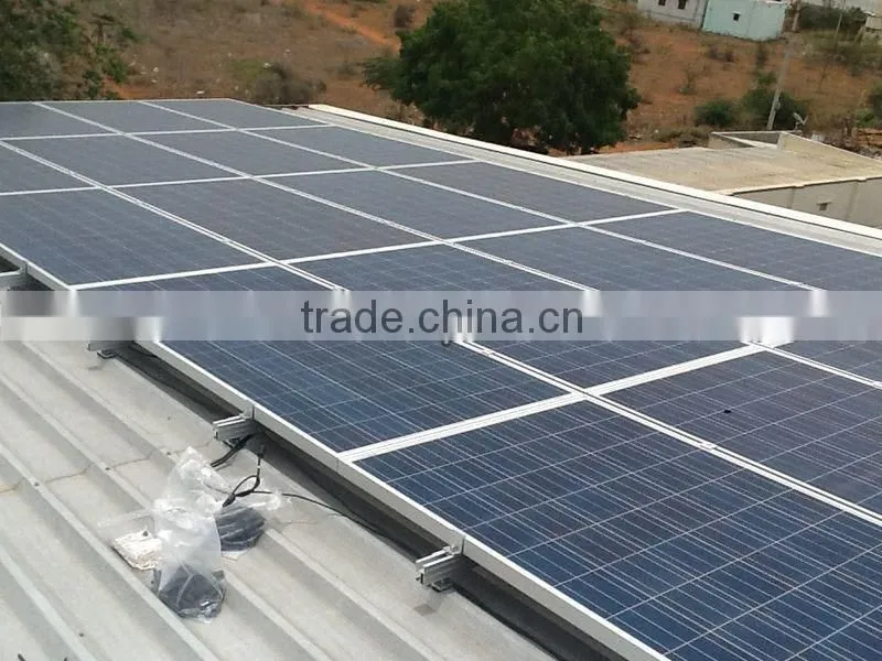 Pitched,Inclined,Tilt,Sloped Metal Solar Roof Mounting Systems