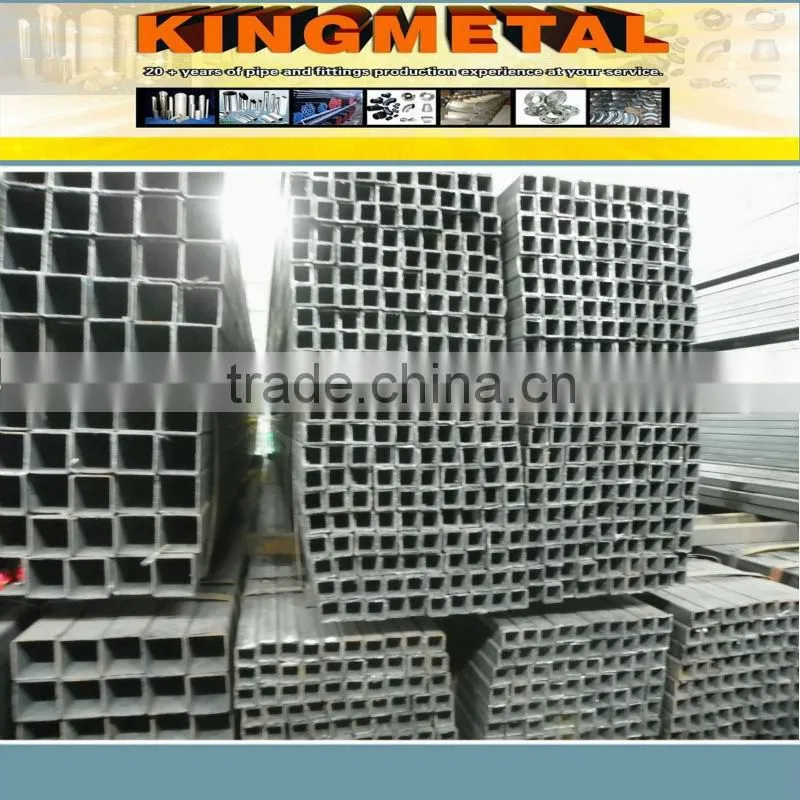 Q195 Q235 Q345 hot dip galvanized square pipe rectangular pipe hollow section