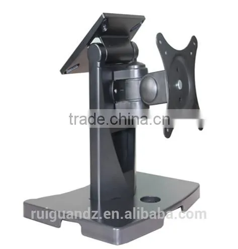 Dual pos touch stand for double sided lcd screen