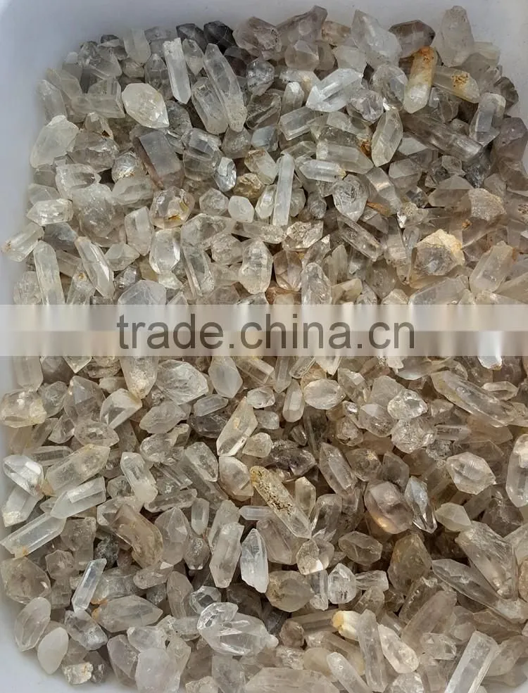 Natural Crystal Small Clear Tibetan Points Double Points Clear Crystal Points