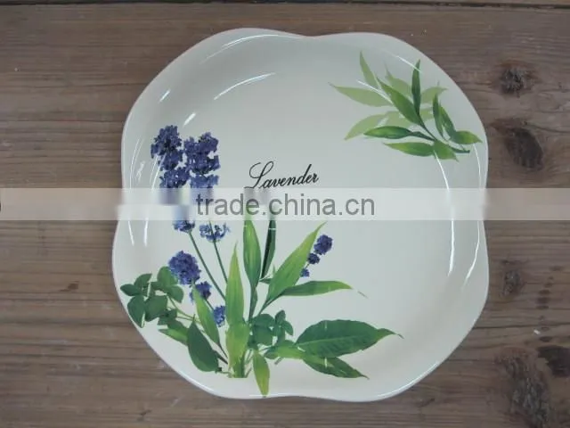 New lavender design ceramic unique sugar pot