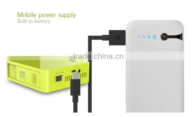 2016 Hottest UC50 Mini DLP Projector HD 1080P 800Lumens 854*480 Mini LED Projector