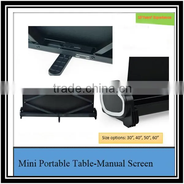 Mini portable projector screen for DLP projector mini desktop screen