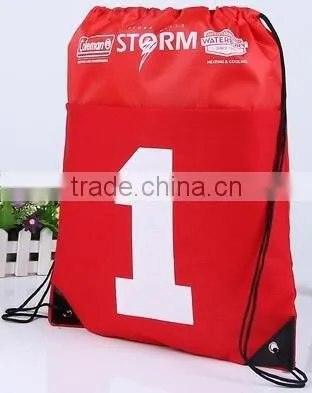 Hot promotion190T polyester drawstring bag