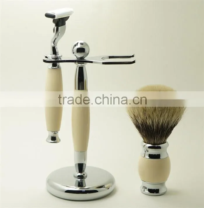 Wholesale Beard Brushes Private Label Shaving Razor Travel Shaving Kits