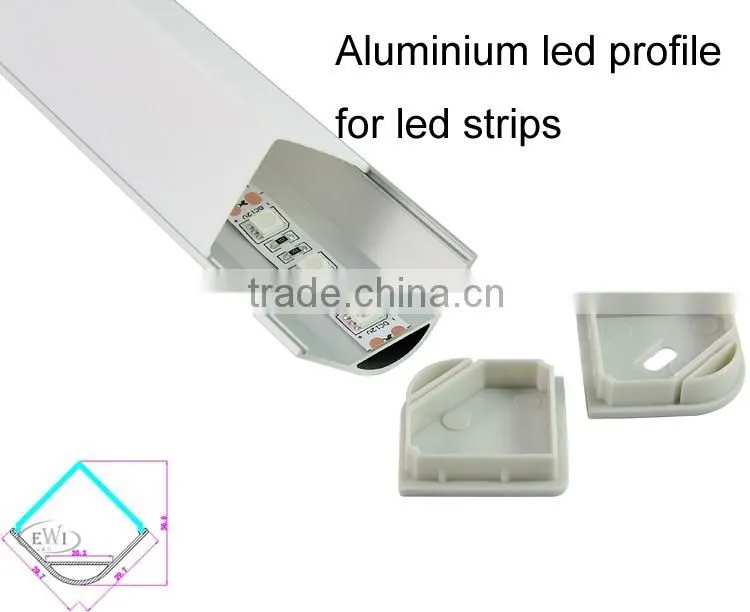 Big size cabinet profile led aluminum profile for kitchen lighting