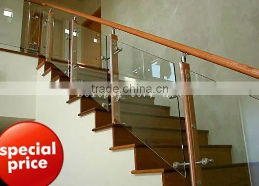 Safety Toughened Glass for stair glass railing