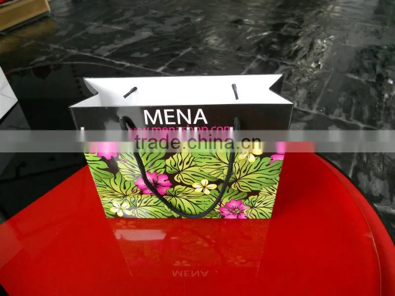 fancy paper bag for cloth,garments,apparel