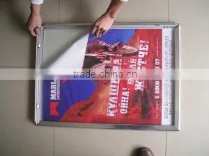 Hanging a0/a1/a2/a3/a4 32mm aluminum clip metal photo frame