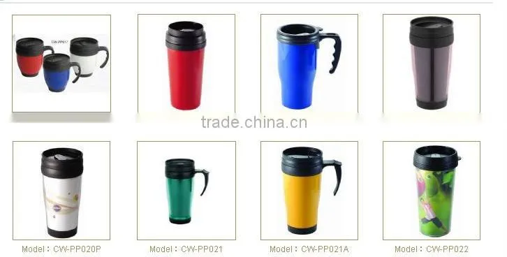 double wall Plastic travel Mug