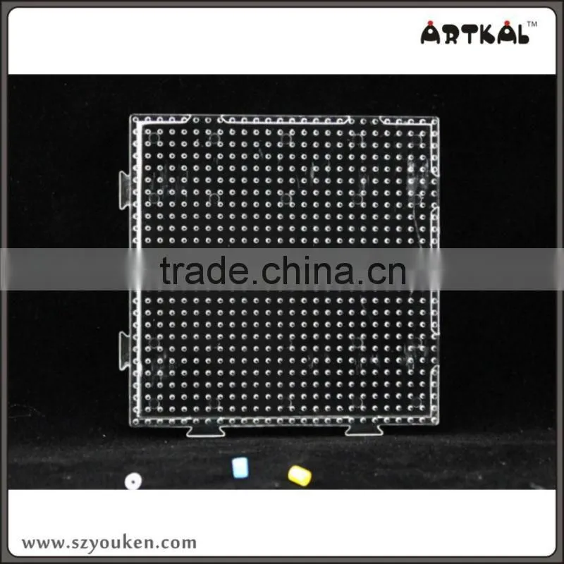 bestest promotion 100% quality guarantee perler beads puzzle children 3mm pegboard pattern