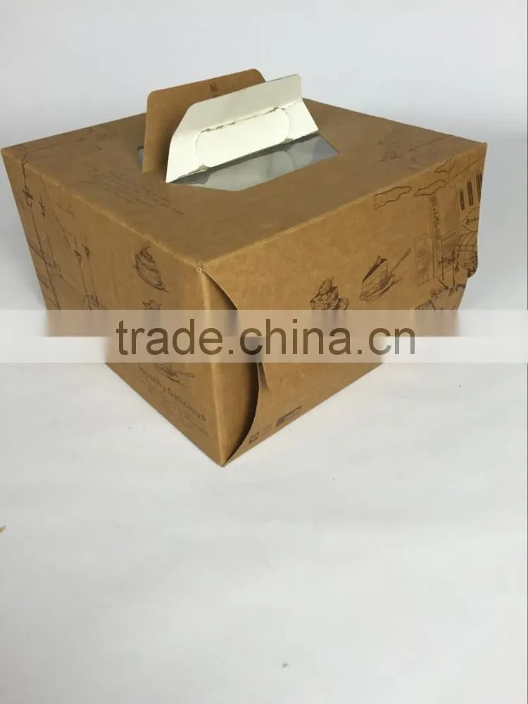 Wholesale Custom Printed Kraft Paper Food Packing Box,Recycle Brown Kraft Food Box