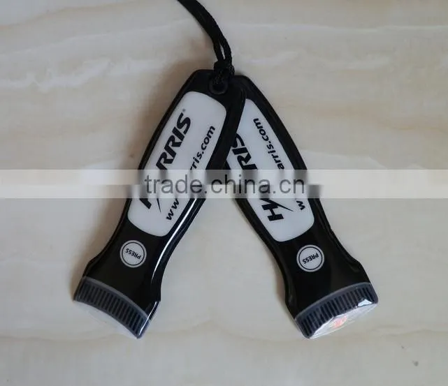 cheapest PVC flashlight torch with clients' logo