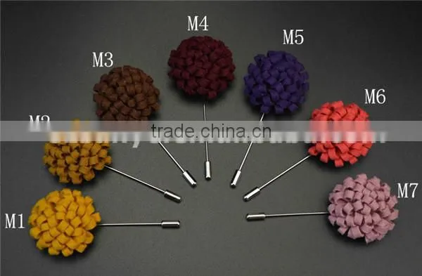 mens big flower lapel pin needle pin lapel LAP005