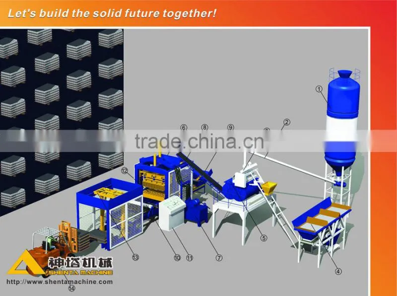 QTY8-15 hot sale concrete block machine