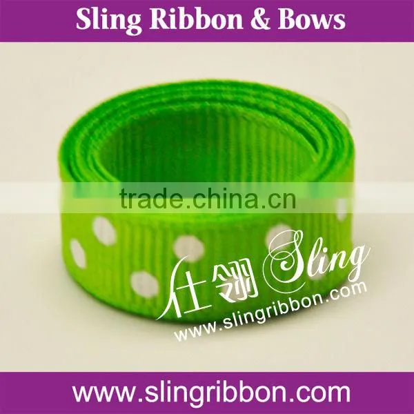 Factory Wholesale Mini Polka Dot Grosgrain Ribbon