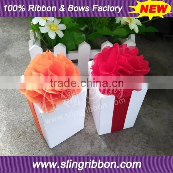 Chiffon & Satin Ribbon Packaging Bow