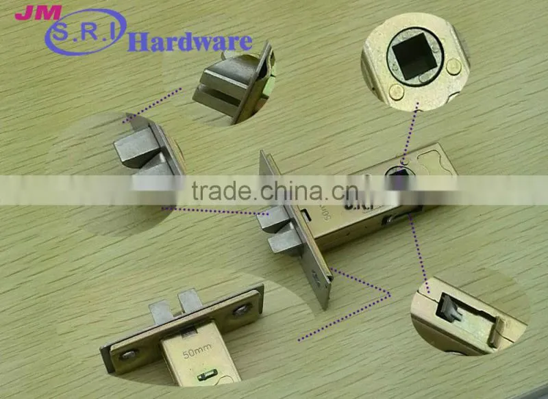 High quality iron material 50 mm bolt latch lock , latch door lock