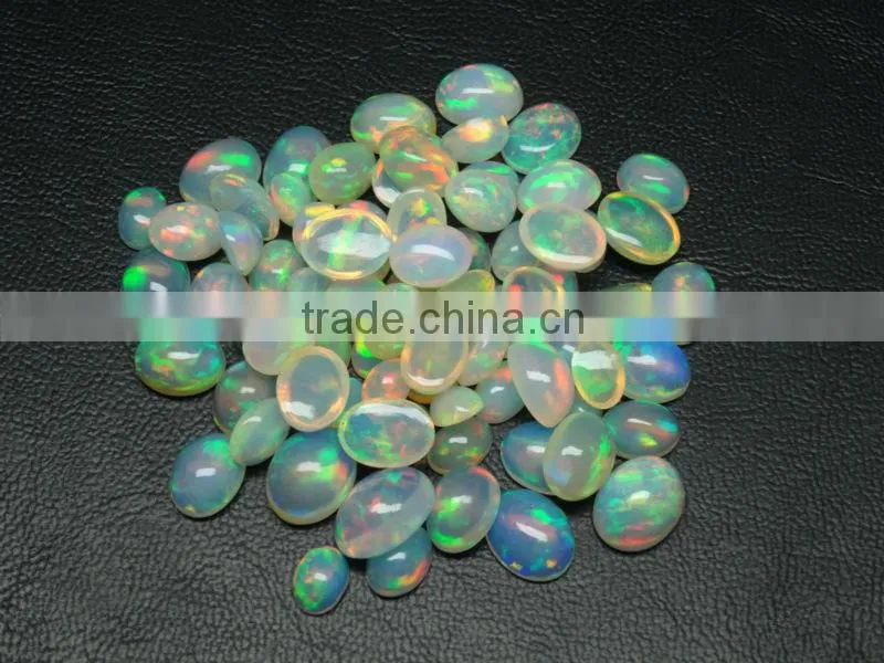 Ethiopian welo opal cabs with calibrated size, AAA++ quality, color play and fire