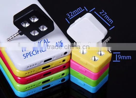 Mobile Phone Selfie LED Flash Lighting Fill-in Light For IOS Android WP, 2015 New Arrival