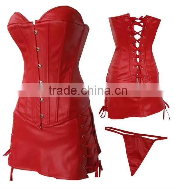 girls coffee zipper front sexy bustier top m1985