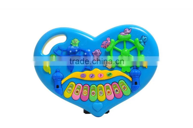Lovely Heart Shape Electronic Keyboard Music Instrument