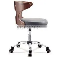 Black High Quality Wood and Metal Chair for Dining Rooms