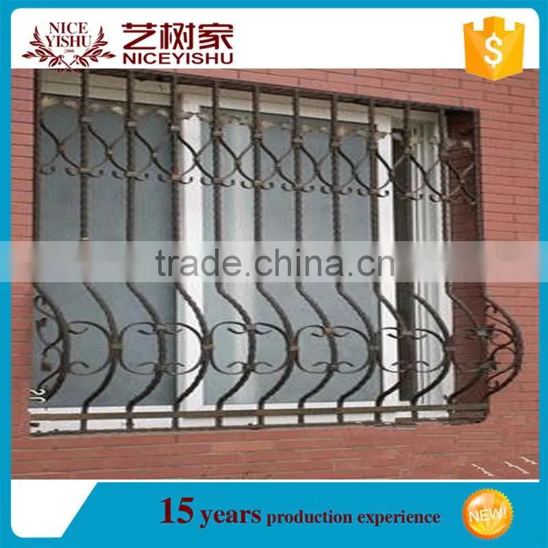 Wrought iron work window grill designs for sale