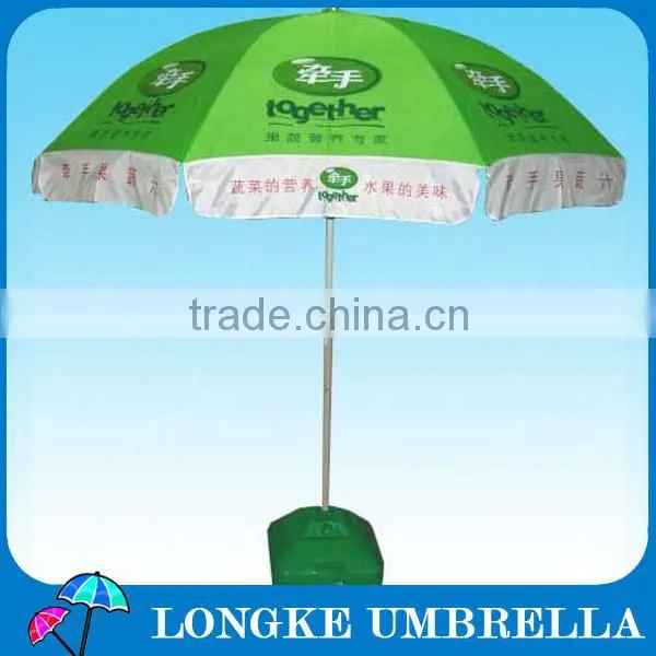 190T Nylon Fabric Material 180CM*8K customized logo beach parasol