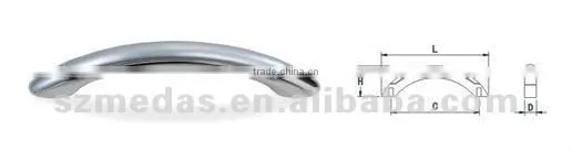 Popular Aluminum Pull Handle for Cabinet and Other Furniture
