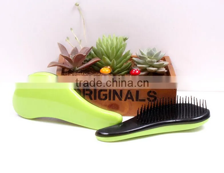 2015 New Design Professional Hot Selling Colorful Customized Head Massage Hair Comb