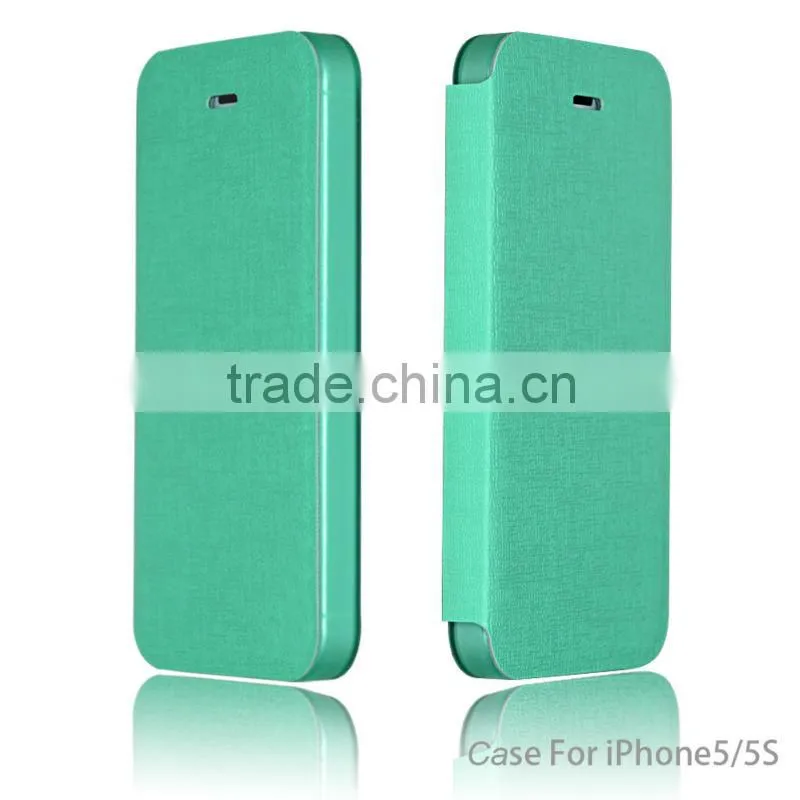 Good quality wallet pu leather case cover for iphone 5c