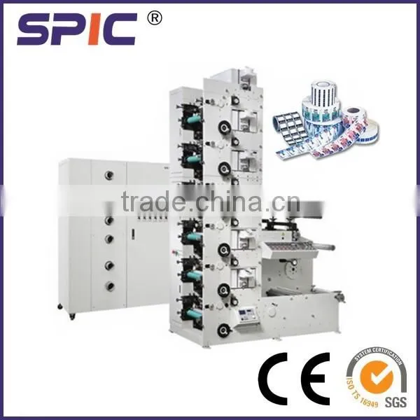 China cheapest 6 color RY-320 flexo sticker label printing machine