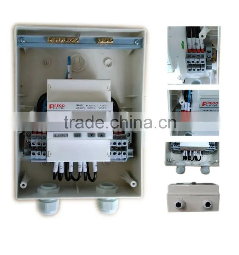 weatherproof switchboard electric meter distribution box outdoor enclosure