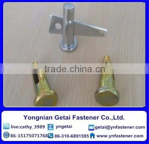 Steel formwork wedge pin zinc plated HDG Grade 4.8