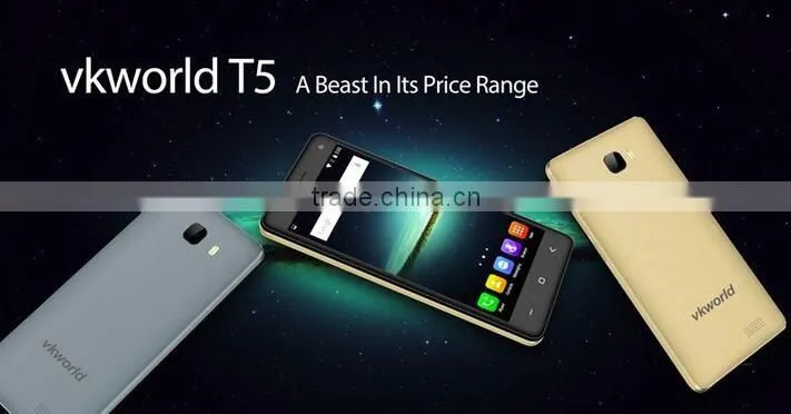 Original Vkworld T5 SE 4G 5.0" HD 1280*720 Smartphone Android 5.1 Quad Core MTK6735 Cellphone 1GB + 8GB 8MP 2000mAh Mobile Phone